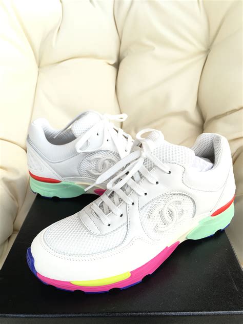 chanel athletic tennis shoes|chanel tennis shoes women's.